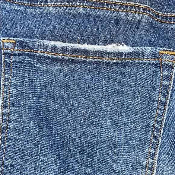 Ann Taylor LOFT Denim Jeans Curvy Skinny Mid Rise Size 28/6 - Picture 5 of 11